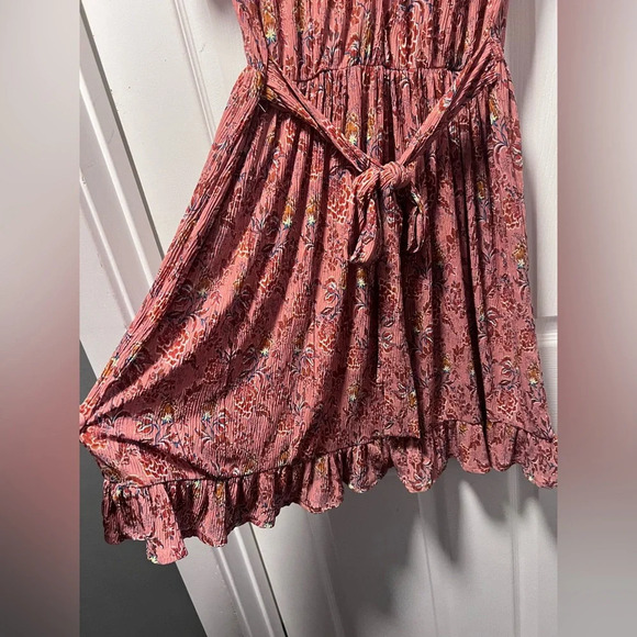 Mango Dress Size 4 Dark Dusty Rose - Picture 3 of 4
